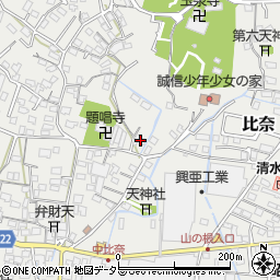 静岡県富士市比奈1322周辺の地図
