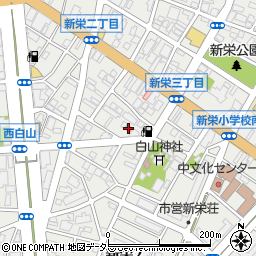 セブンイレブン名古屋新栄２丁目南店周辺の地図