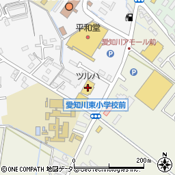 ツルハドラッグ愛知川店周辺の地図