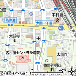 名駅さくら医院・名古屋歯科・医科周辺の地図