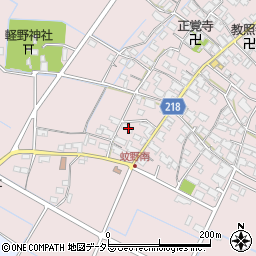滋賀県愛知郡愛荘町蚊野1602周辺の地図