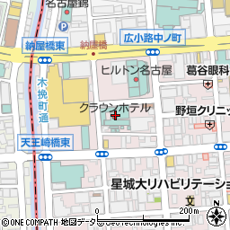 名古屋クラウンホテル　竹の間周辺の地図
