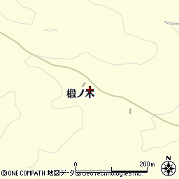 愛知県豊田市加納町椴ノ木周辺の地図