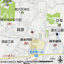 静岡県富士市比奈1418周辺の地図