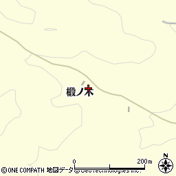 愛知県豊田市加納町（椴ノ木）周辺の地図