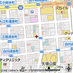 【個室完備】黒毛和牛炙り寿司と肉とチーズ ミート 吉田 栄店周辺の地図