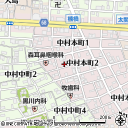 牛田商店周辺の地図