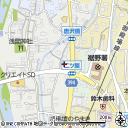 静岡県裾野市二ツ屋158-1周辺の地図