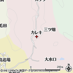 愛知県豊田市大井町カレキ周辺の地図