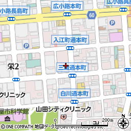 いずみパーキング栄２丁目第２駐車場周辺の地図