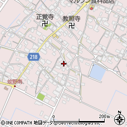 滋賀県愛知郡愛荘町蚊野1396周辺の地図