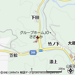 愛知県豊田市大蔵町大木本周辺の地図