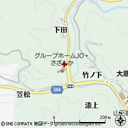 愛知県豊田市大蔵町（大木本）周辺の地図