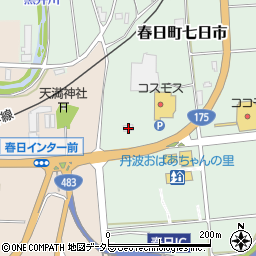 兵庫県丹波市春日町七日市609周辺の地図
