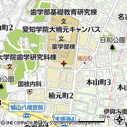 愛知県名古屋市千種区楠元町周辺の地図