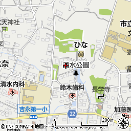 静岡県富士市比奈1518周辺の地図