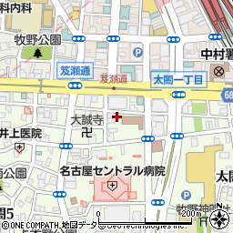 笠井パーキング周辺の地図