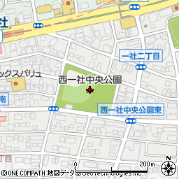 西一社中央公園周辺の地図