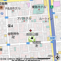 愛知県名古屋市中区栄4丁目8-27周辺の地図