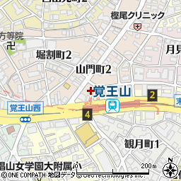 YOHAKU COFFEE 覚王山店周辺の地図