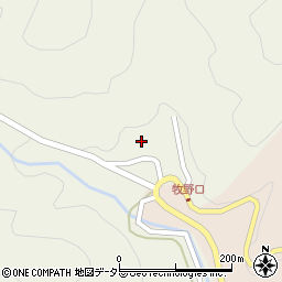 愛知県豊根村（北設楽郡）下黒川（猪見谷下）周辺の地図