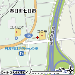 兵庫県丹波市春日町七日市651周辺の地図