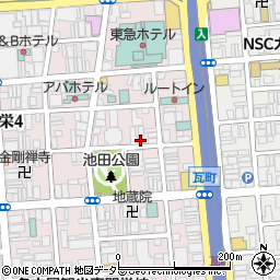 愛知県名古屋市中区栄4丁目8-20周辺の地図