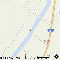 愛知県北設楽郡設楽町西納庫橋戸周辺の地図
