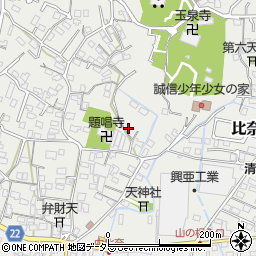 静岡県富士市比奈1327周辺の地図