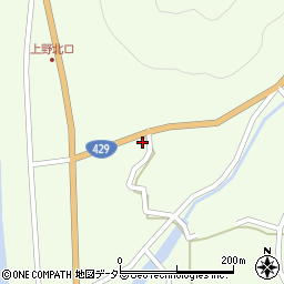 兵庫県宍粟市波賀町上野1055周辺の地図