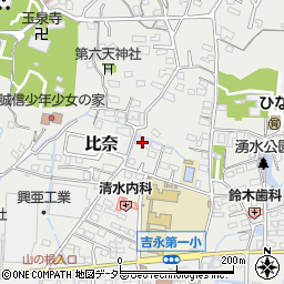 静岡県富士市比奈1422周辺の地図