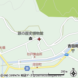 島根県雲南市吉田町吉田2577周辺の地図