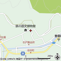 島根県雲南市吉田町吉田2576周辺の地図