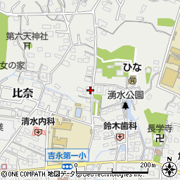 静岡県富士市比奈1412周辺の地図