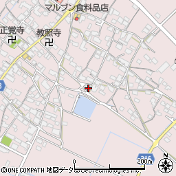 滋賀県愛知郡愛荘町蚊野1462周辺の地図