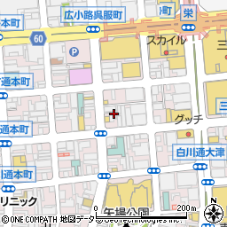 札幌かに本家グループ　栄中央店周辺の地図