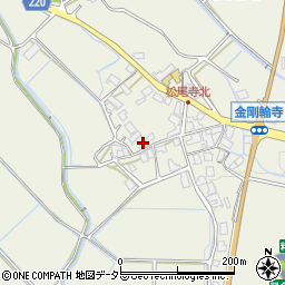 滋賀県愛知郡愛荘町松尾寺655周辺の地図
