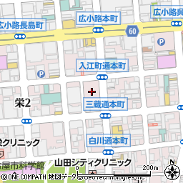 いずみパーキング栄２丁目駐車場周辺の地図