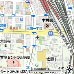 セブンイレブン名古屋太閤１丁目店周辺の地図