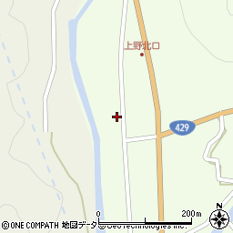 兵庫県宍粟市波賀町上野886周辺の地図