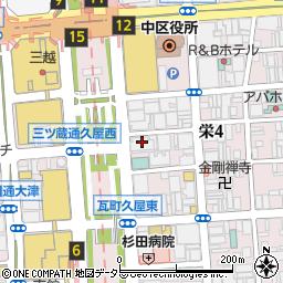 三信電気株式会社　名古屋支店周辺の地図