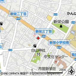 愛知県名古屋市中区新栄2丁目13-10周辺の地図