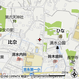 静岡県富士市比奈1415周辺の地図