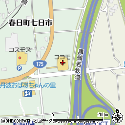 兵庫県丹波市春日町七日市652周辺の地図