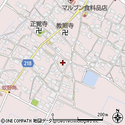 滋賀県愛知郡愛荘町蚊野1394周辺の地図