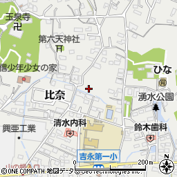 静岡県富士市比奈1420周辺の地図