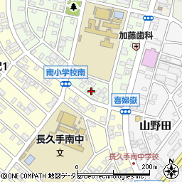 愛知県長久手市喜婦嶽916周辺の地図