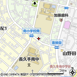 愛知県長久手市喜婦嶽920周辺の地図