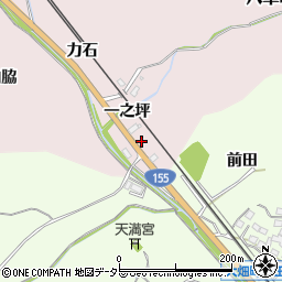 愛知県豊田市八草町一之坪周辺の地図