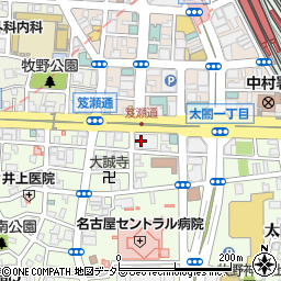 綜合警備保障株式会社　名古屋支社周辺の地図